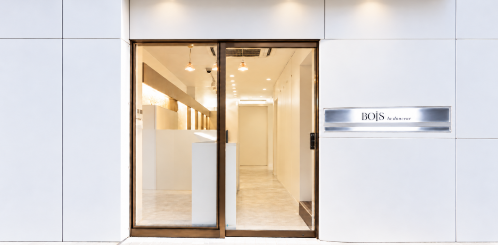 美容室BOIS la douceurの店舗外観